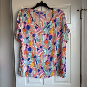 Lovely Melody Multicolor Floral Blouse